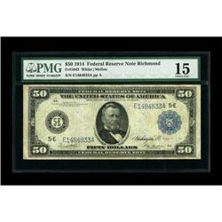 Fr. 1043 $50 1914 Federal Reserve Note PMG
