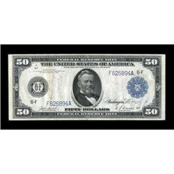 Fr. 1046 $50 1914 Federal Reserve Note Very