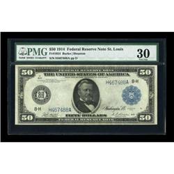 Fr. 1054 $50 1914 Federal Reserve Note PMG Very