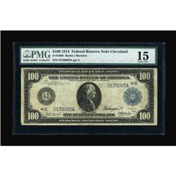Fr. 1096 $100 1914 Federal Reserve Note PMG