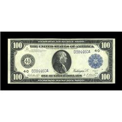 Fr. 1098 $100 1914 Federal Reserve Note