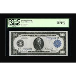 Fr. 1104 $100 1914 Federal Reserve Note PCGS