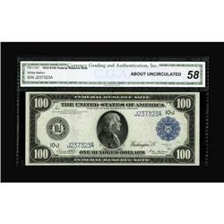 Fr. 1123 $100 1914 Federal Reserve Note CGA