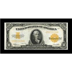 Fr. 1173 $10 1922 Gold Certificate Gem New.