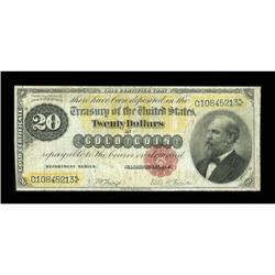 Fr. 1178 $20 1882 Gold Certificate Fine-Very