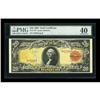 Image 1 : Fr. 1179 $20 1905 Gold Certificate PMG Extremely