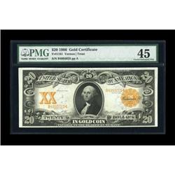 Fr. 1181 $20 1906 Gold Certificate PMG Choice
