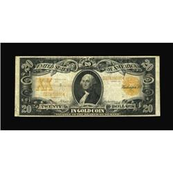 Fr. 1183 $20 1906 Gold Certificate Fine.