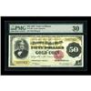 Image 1 : Fr. 1193 $50 1882 Gold Certificate PMG Very Fine