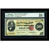 Image 1 : Fr. 1196 $50 1882 Gold Certificate PMG Choice