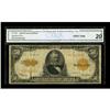 Image 1 : Fr. 1200 $50 1922 Gold Certificate CGA Very Fine