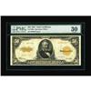 Image 1 : Fr. 1200a $50 1922 Gold Certificate PMG Very