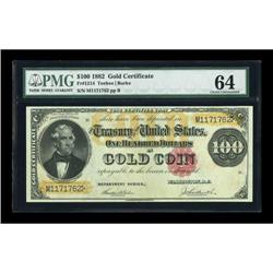Fr. 1214 $100 1882 Gold Certificate PMG Choice