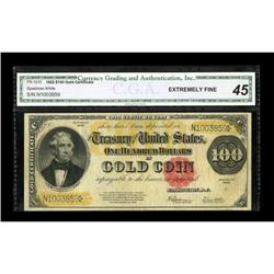 Fr. 1215 $100 1922 Gold Certificate CGA