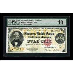 Fr. 1215 $100 1922 Gold Certificate PMG