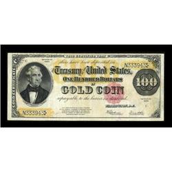 Fr. 1215 $100 1922 Gold Certificate Very