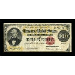 Fr. 1215 $100 1922 Gold Certificate Very Fine.