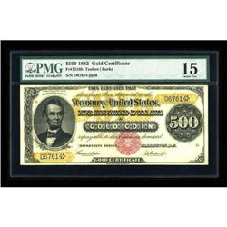 Fr. 1216b $500 1882 Gold Certificate PMG Choice