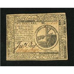 Continental Currency February 17, 1776 $2