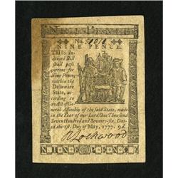 Delaware May 1, 1777 9d About New.