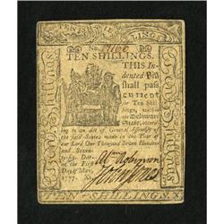 Delaware May 1, 1777 10s Extremely Fine.