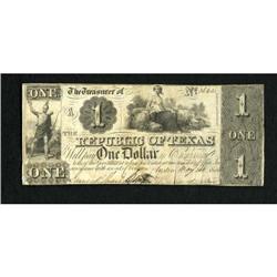 Austin, TX- Republic of Texas $1 May 1, 1840