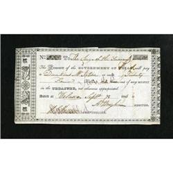 Velasco, TX- Government of Texas Warrant $24