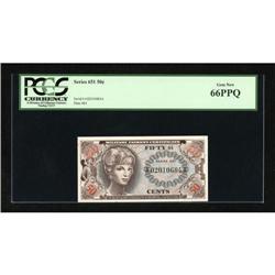 Series 651 50¢ PCGS Gem New 66PPQ