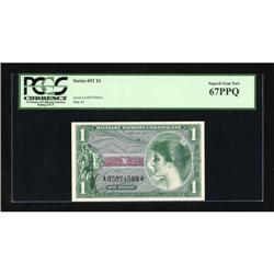 Series 651 $1 PCGS Superb Gem New 67PPQ.