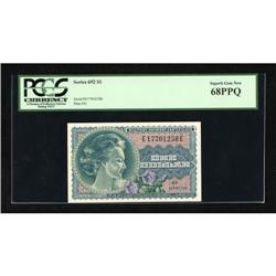 Series 692 $1 PCGS Superb Gem New 68PPQ.