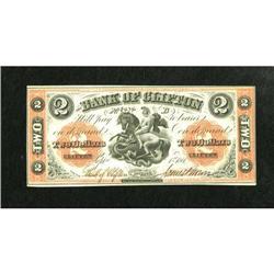 Clifton, Province of Canada- Bank of Clifton $2