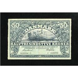 Denmark 50 Kroner 1939 Pick 32bc