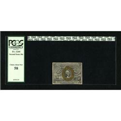 Fr. 1244 10c Second Issue PCGS Choice About New