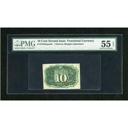 Fr. 1244SP 10c Second Issue Narrow Margin Back