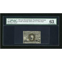 Fr. 1322 50c Second Issue PMG Choice