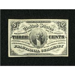 Fr. 1226 3c Third Issue Very Choice New.