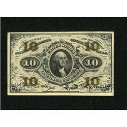 Fr. 1251 10c Third Issue Choice About New.