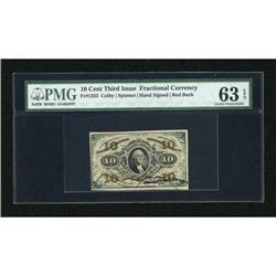 Fr. 1253 10c Third Issue PMG Choice Uncirculated