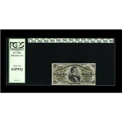 Fr. 1294 25c Third Issue PCGS Choice New 63PPQ.