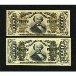 Fr. 1324 50c Third Issue Spinner XF-About