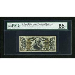 Fr. 1335 50c Third Issue Spinner PMG Choice