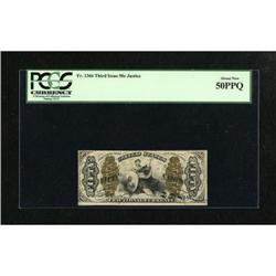 Fr. 1366 50c Third Issue Justice PCGS About New