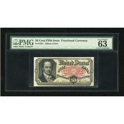Fr. 1381 50c Fifth Issue PMG Choice Uncirculated