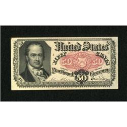 Fr. 1381 50c Fifth Issue Choice About New.