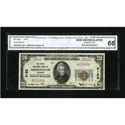 Birmingham, AL - $20 1929 Ty. 1 The First NB Ch.