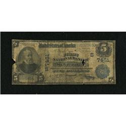 Sylacauga, AL - $5 1902 Plain Back Fr. 598 The