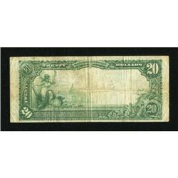 Los Angeles, CA - $20 1902 Plain Back Fr. 659