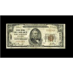 Los Angeles, CA - $50 1929 Ty. 1 Citizens