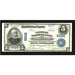 Oakland, CA - $5 1902 Plain Back Fr. 600 Central