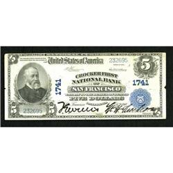 San Francisco, CA - $5 1902 Plain Back Fr. 601